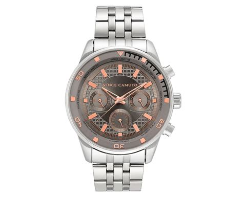 vince camuto stainless steel watch.